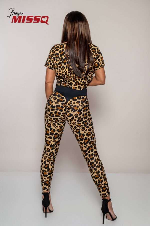 MISSQ legíny s leopardím zvorom - Image 2